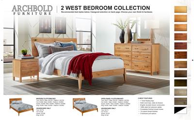 2 West bedroom furniture collection